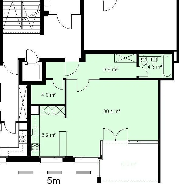 1.5 Zimmerwohnung an ruhiger Wohnlage in der Nähe der Forchbahn – Foto 7 von 7